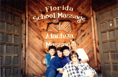 Patti at the Florida School of Massage